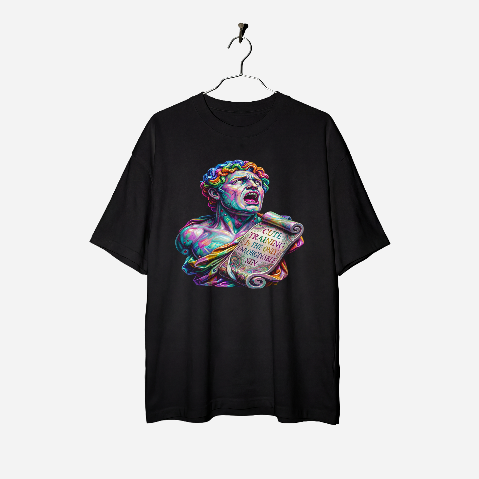 Camiseta Oversized Unforgivable Sin True Form - Heavyweight 240g Pump Cover Unissex