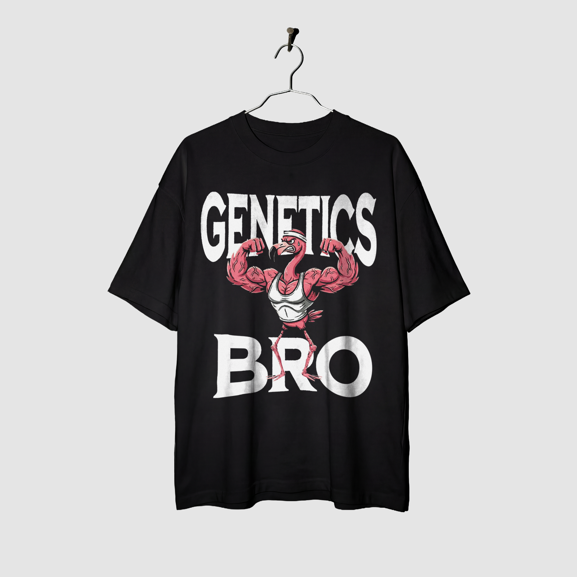 Camiseta Oversized Genetics True Form - Heavyweight 220g Pump Cover Masculina