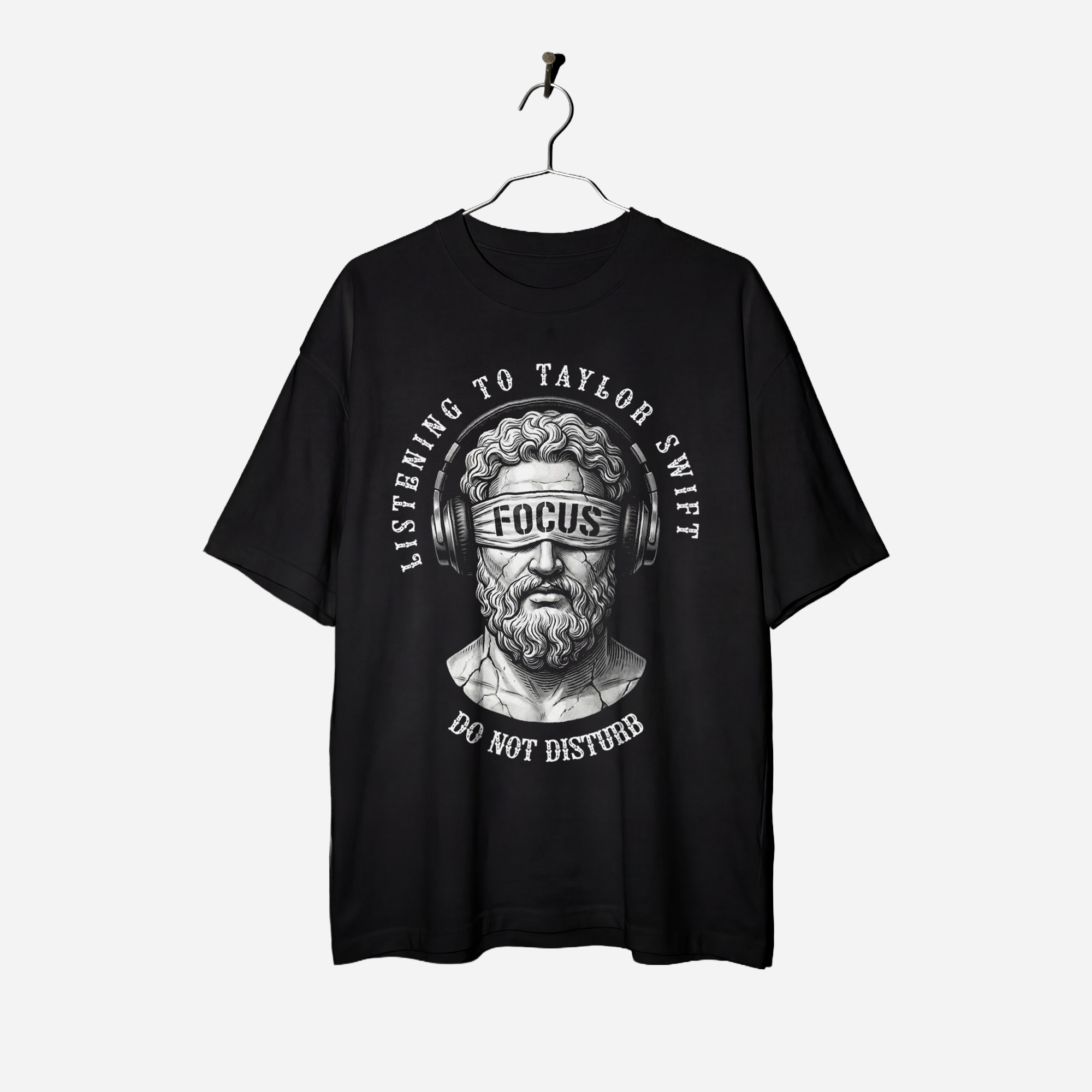 Camiseta Oversized The Stoic Swiftie True Form - Heavyweight 240g Pump Cover Unissex