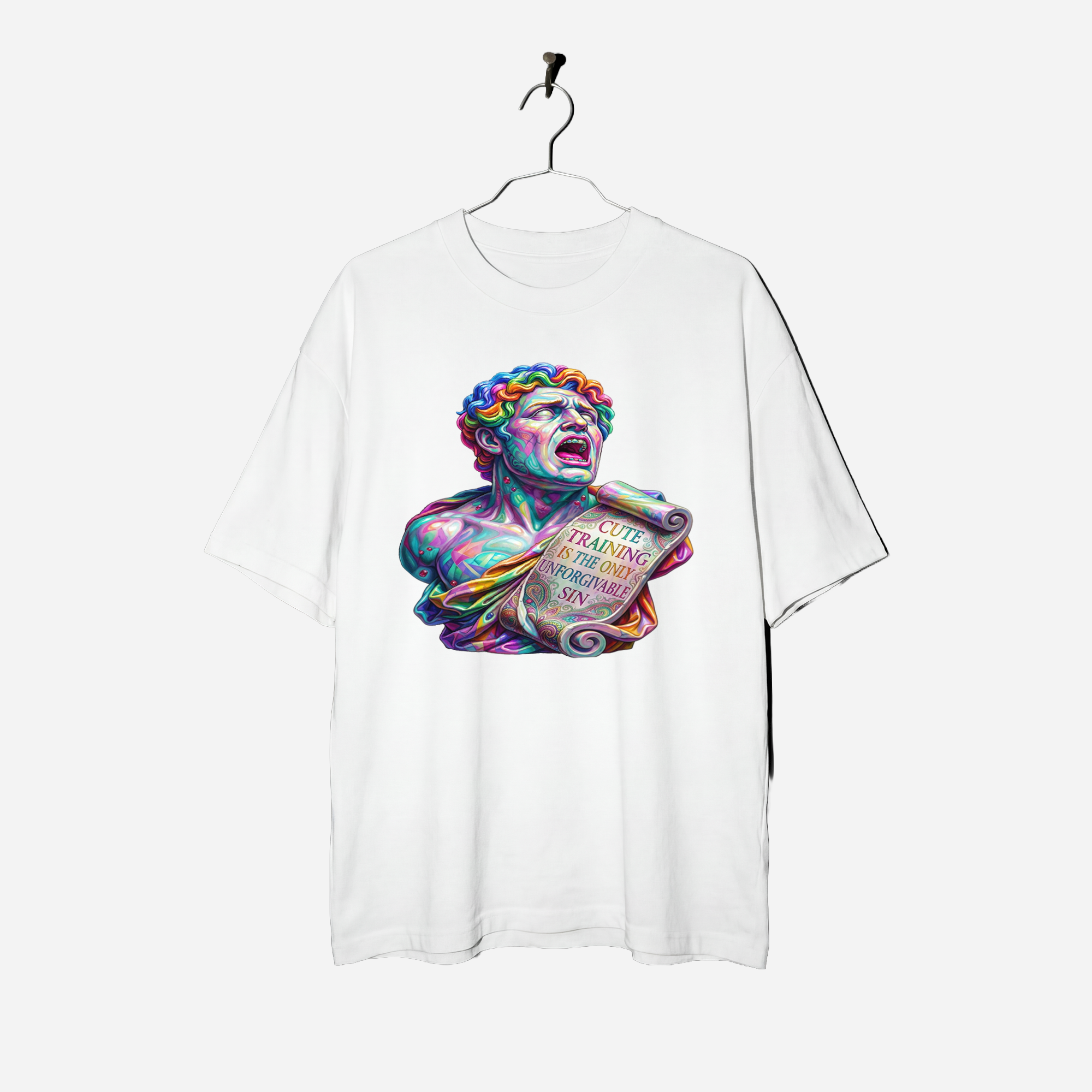 Camiseta Oversized Unforgivable Sin True Form - Heavyweight 240g Pump Cover Unissex