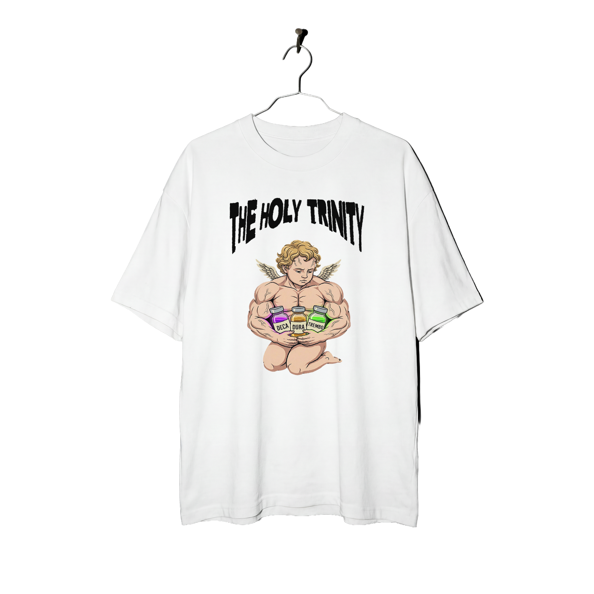 Camiseta Oversized Trinity True Form - Heavyweight 240g Pump Cover Unissex