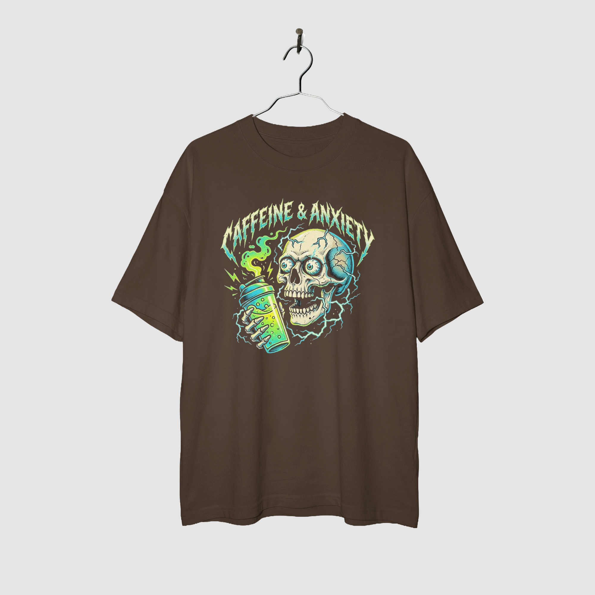 Camiseta Oversized The Fuel of Chaos True Form - Heavyweight 220g Pump Cover Masculina