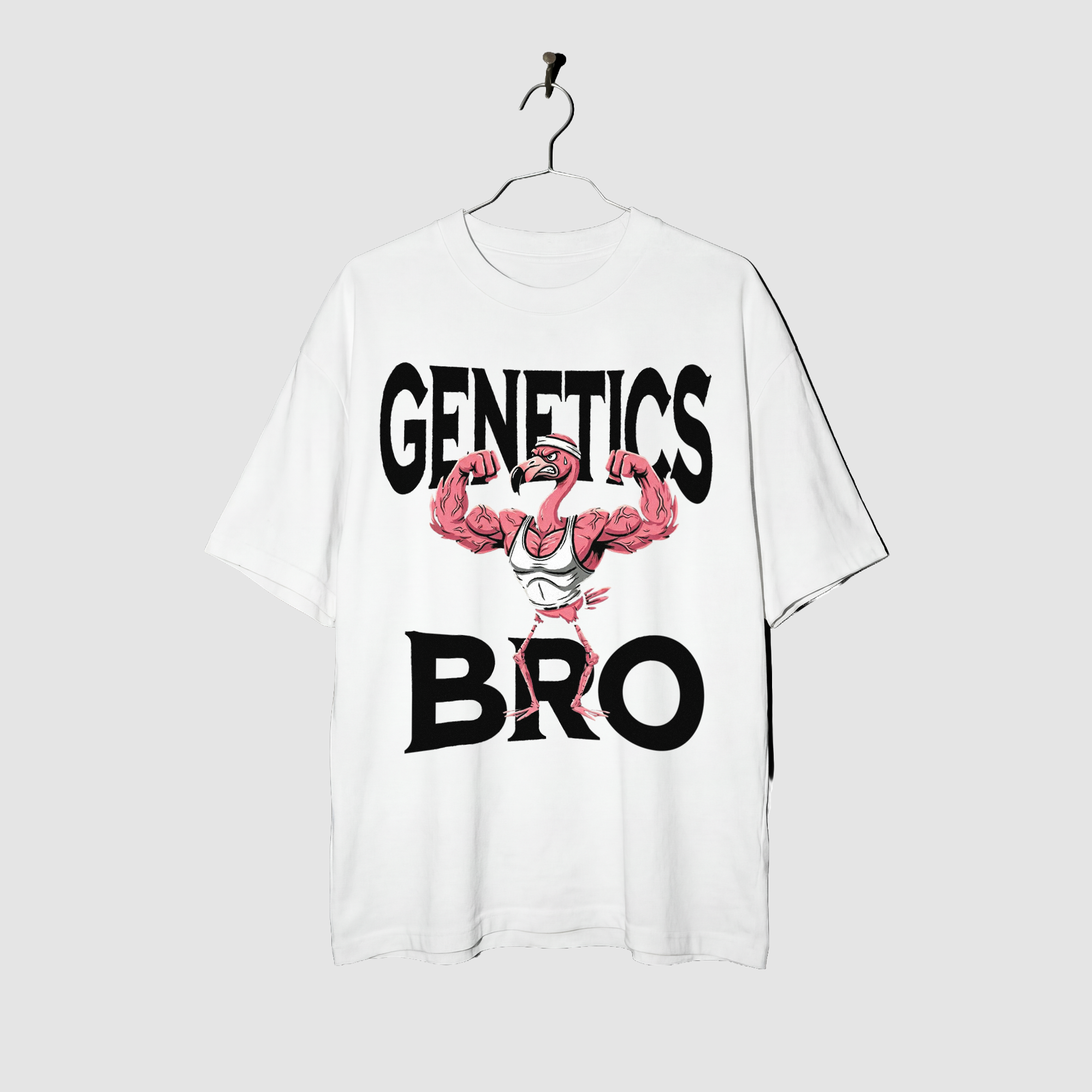 Camiseta Oversized Genetics True Form - Heavyweight 220g Pump Cover Masculina