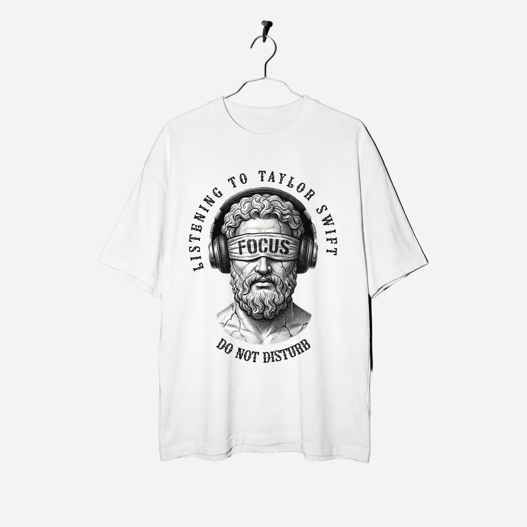 Camiseta Oversized The Stoic Swiftie True Form - Heavyweight 240g Pump Cover Unissex