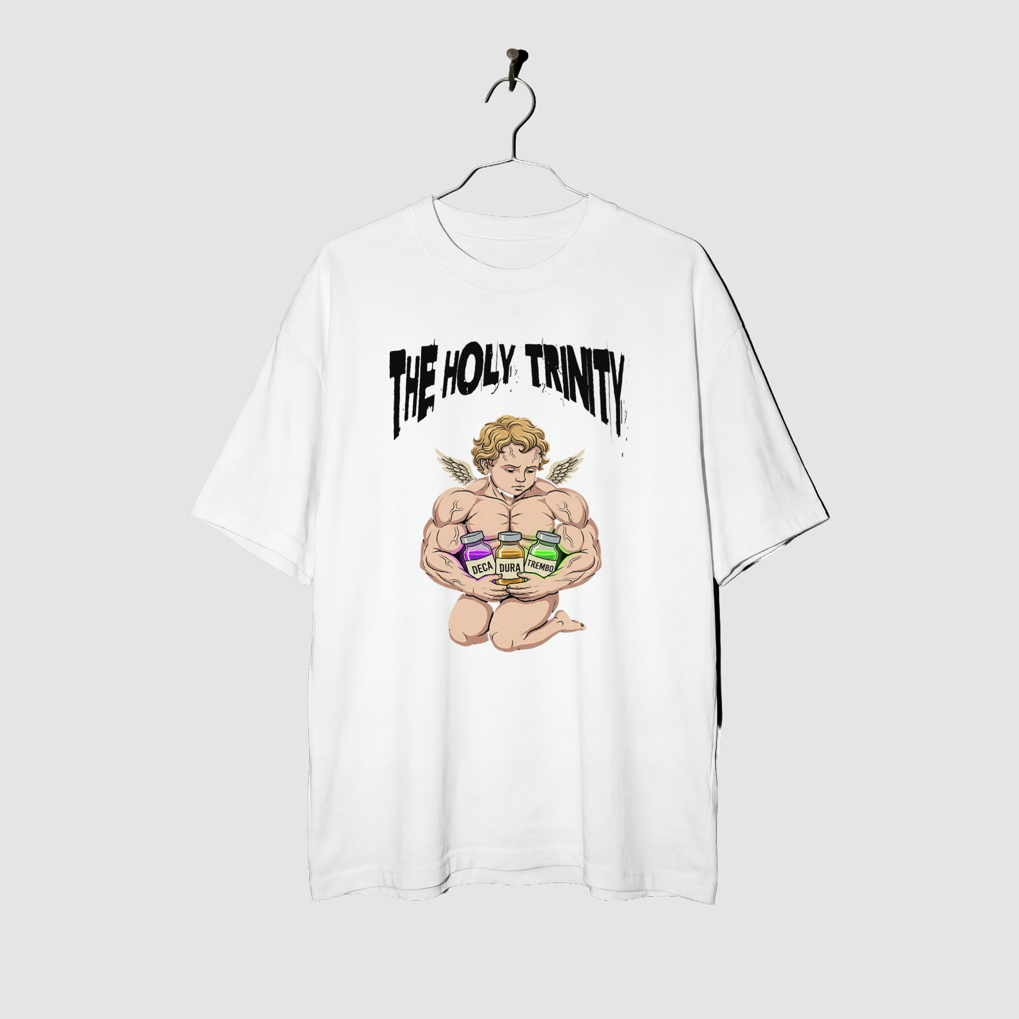 Camiseta Oversized Trinity True Form - Heavyweight 220g Pump Cover Masculina