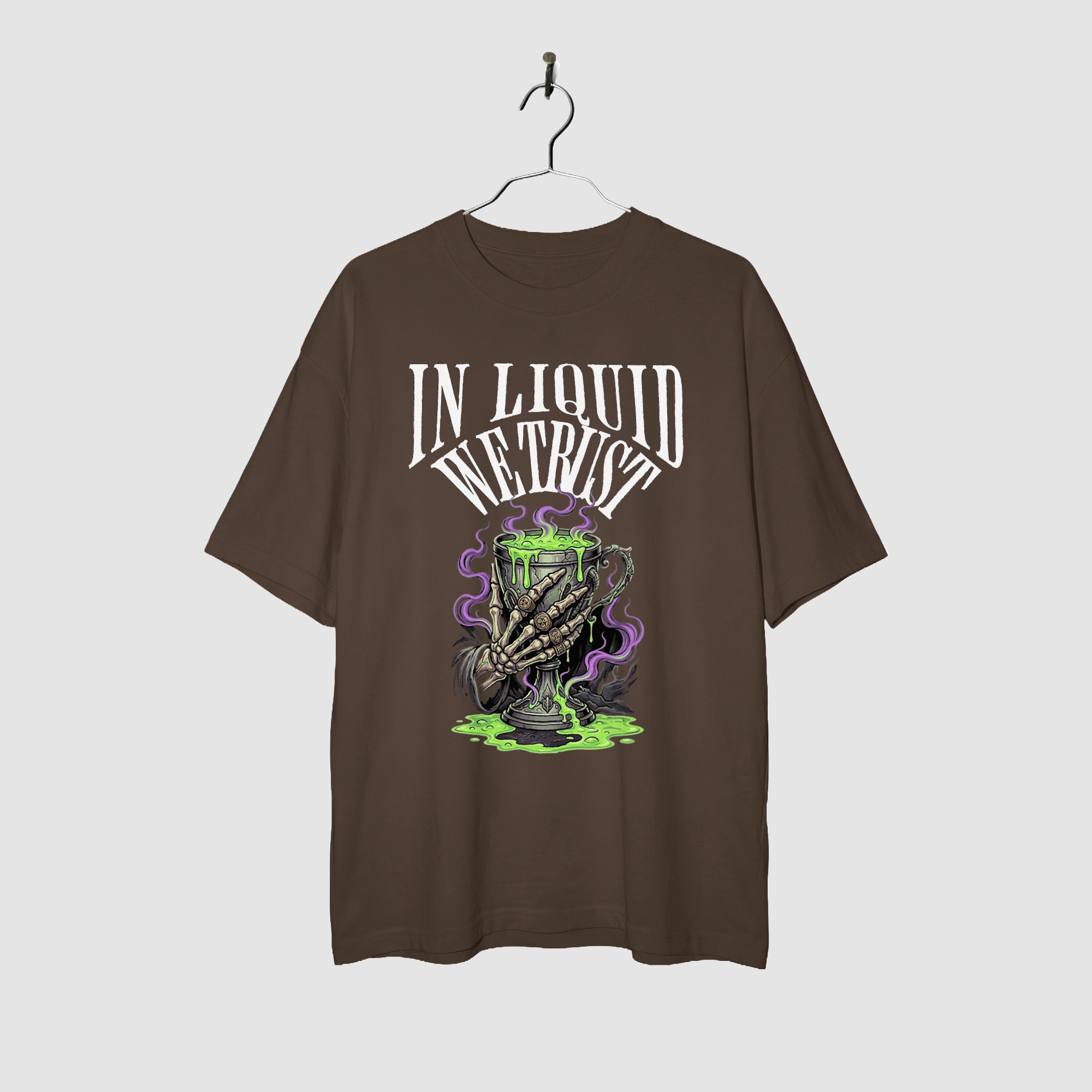Camiseta Oversized In Liquid We Trust True Form - Heavyweight 220g Pump Cover Masculina