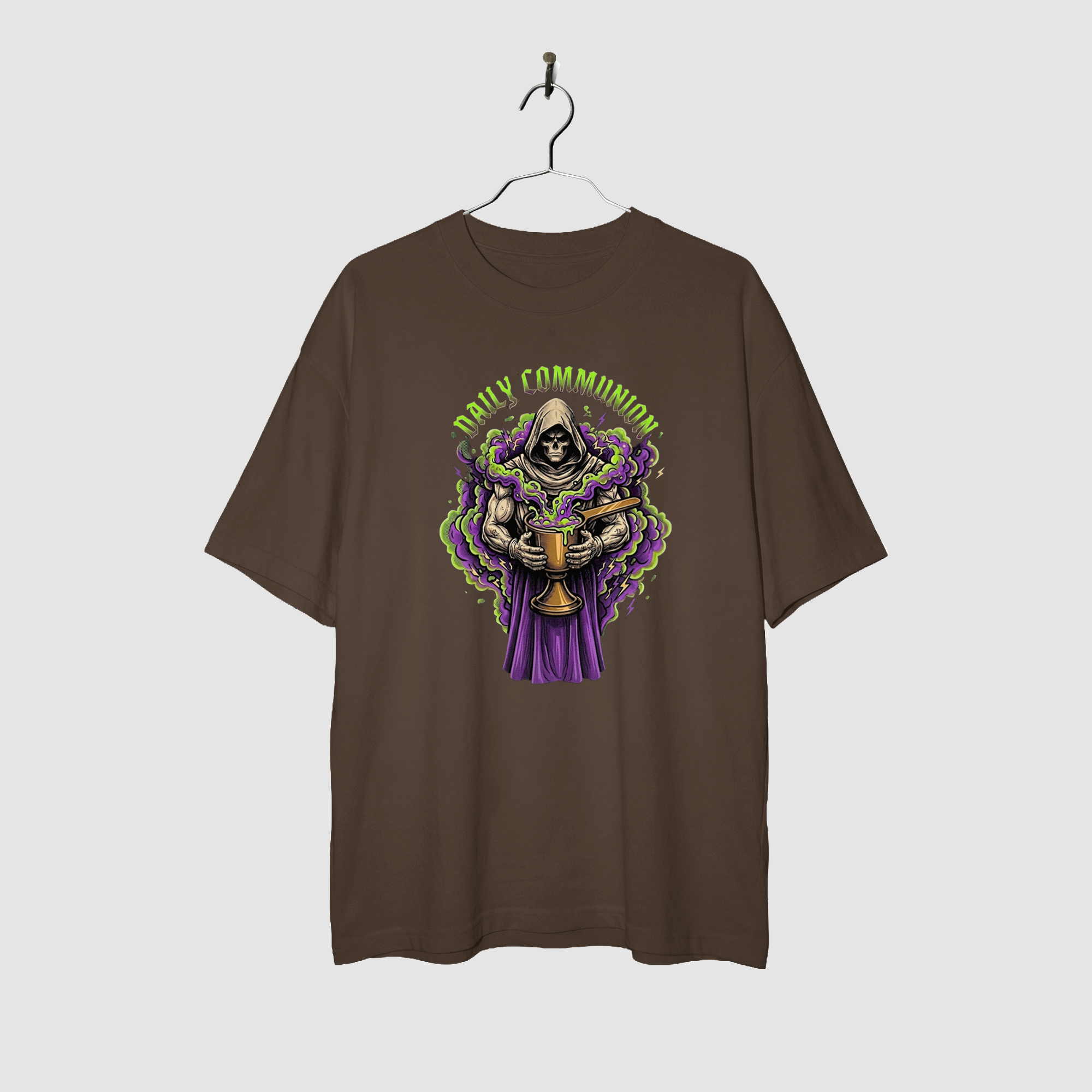 Camiseta Oversized Daily Communion True Form - Heavyweight 220g Pump Cover Masculina