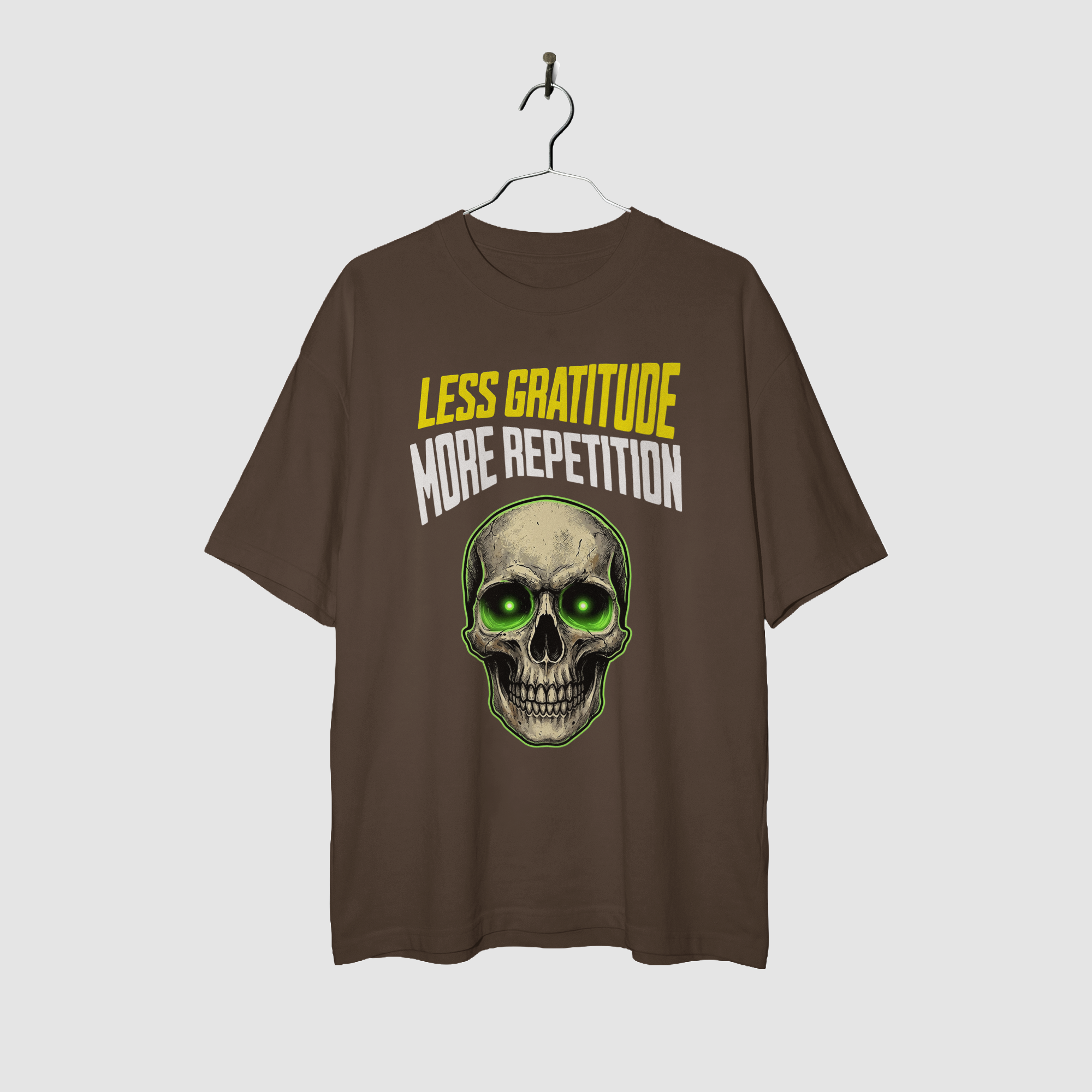 Camiseta Oversized Less Gratitude True Form - Heavyweight 220g Pump Cover Masculina