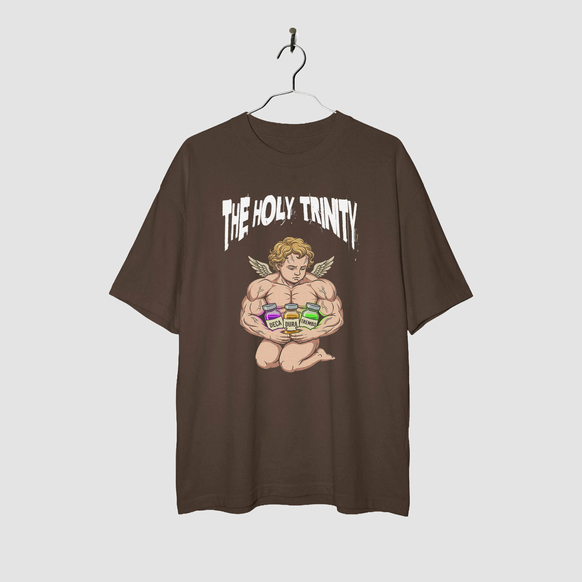 Camiseta Oversized Trinity True Form - Heavyweight 220g Pump Cover Masculina