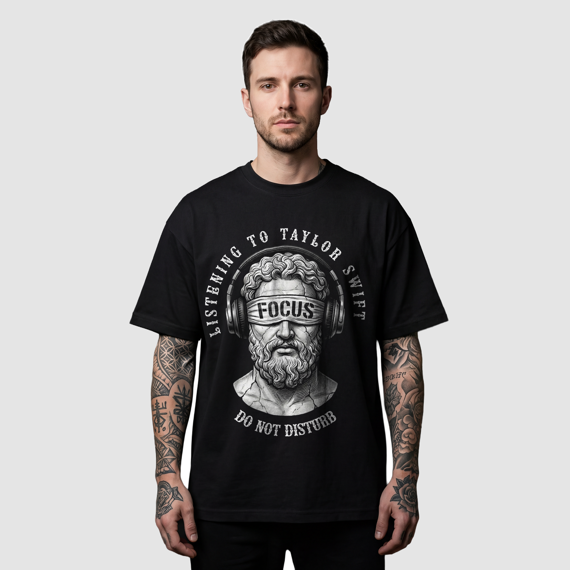 Camiseta Oversized The Stoic Swiftie True Form - Heavyweight 220g Pump Cover Masculina