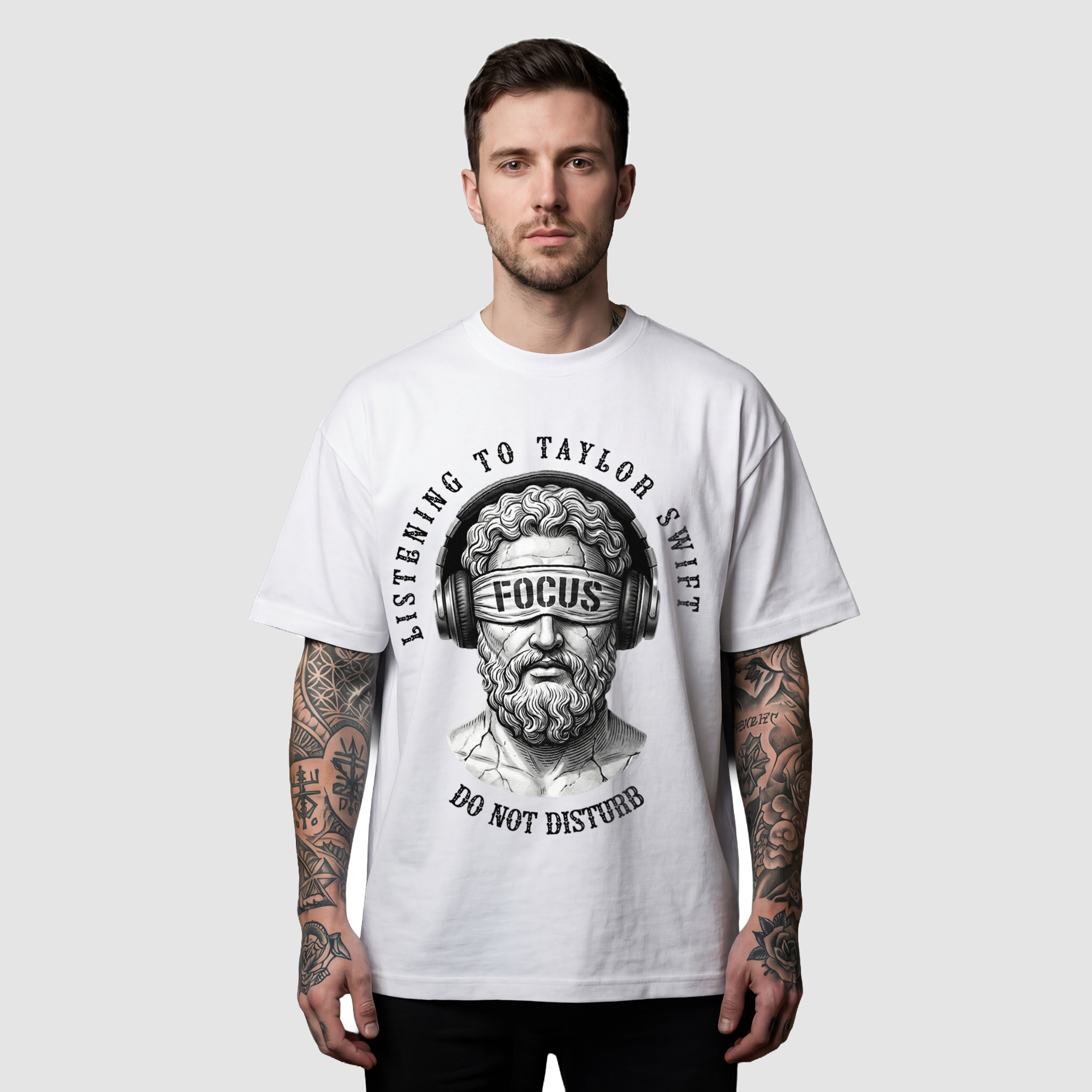 Camiseta Oversized The Stoic Swiftie True Form - Heavyweight 220g Pump Cover Masculina