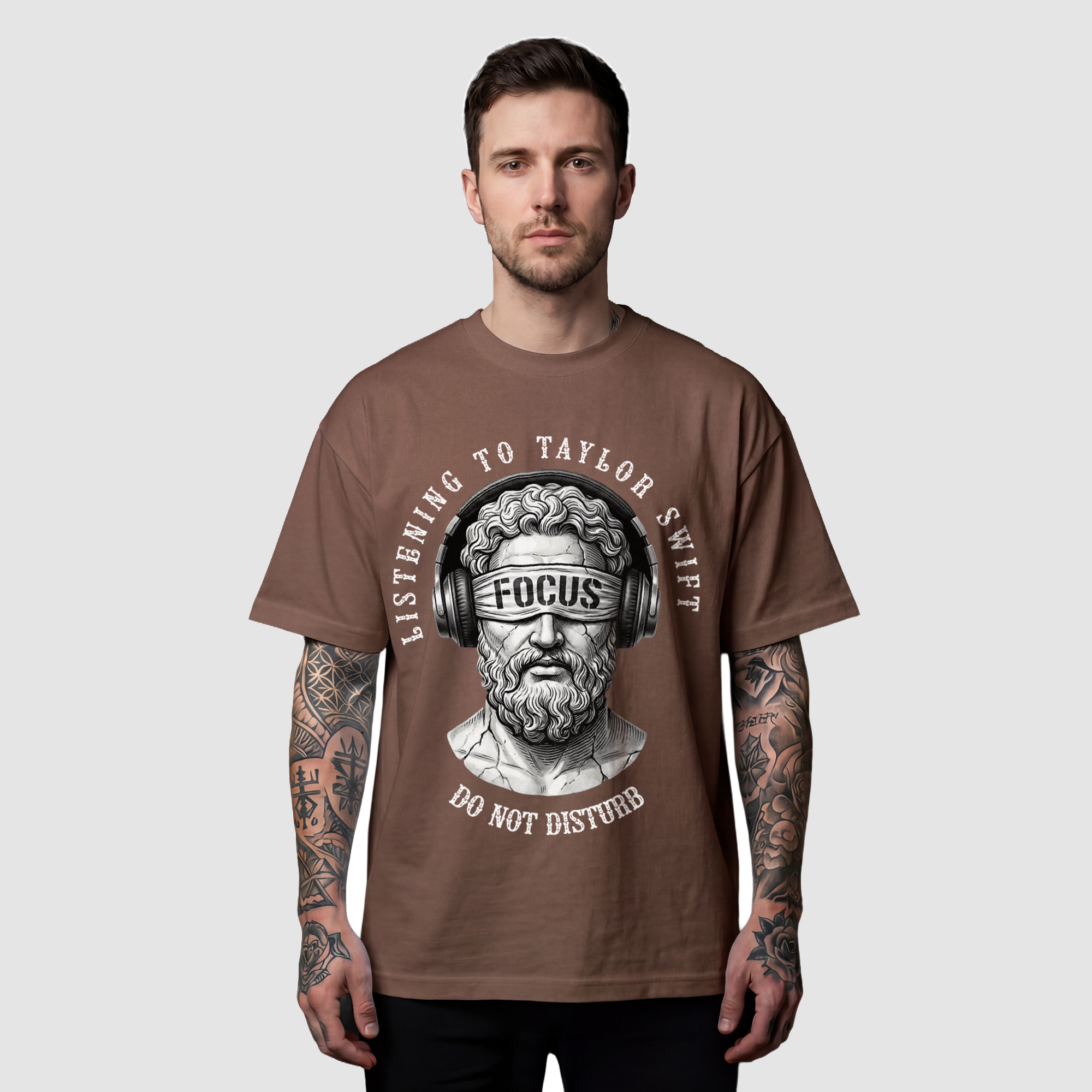 Camiseta Oversized The Stoic Swiftie True Form - Heavyweight 220g Pump Cover Masculina