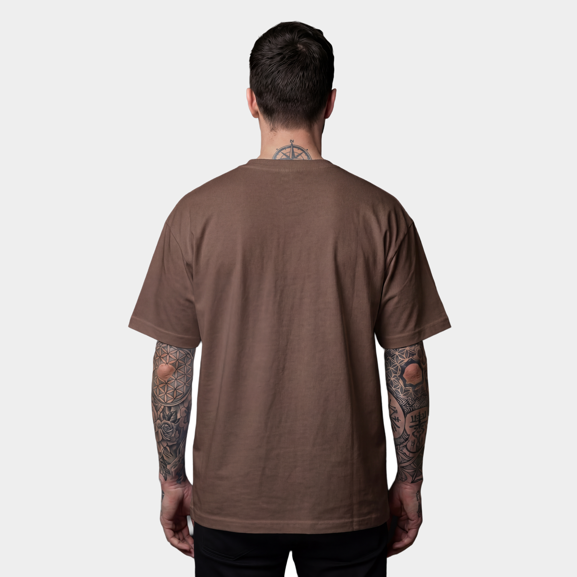 Camiseta Oversized Natural Death True Form - Heavyweight 220g Pump Cover Masculina